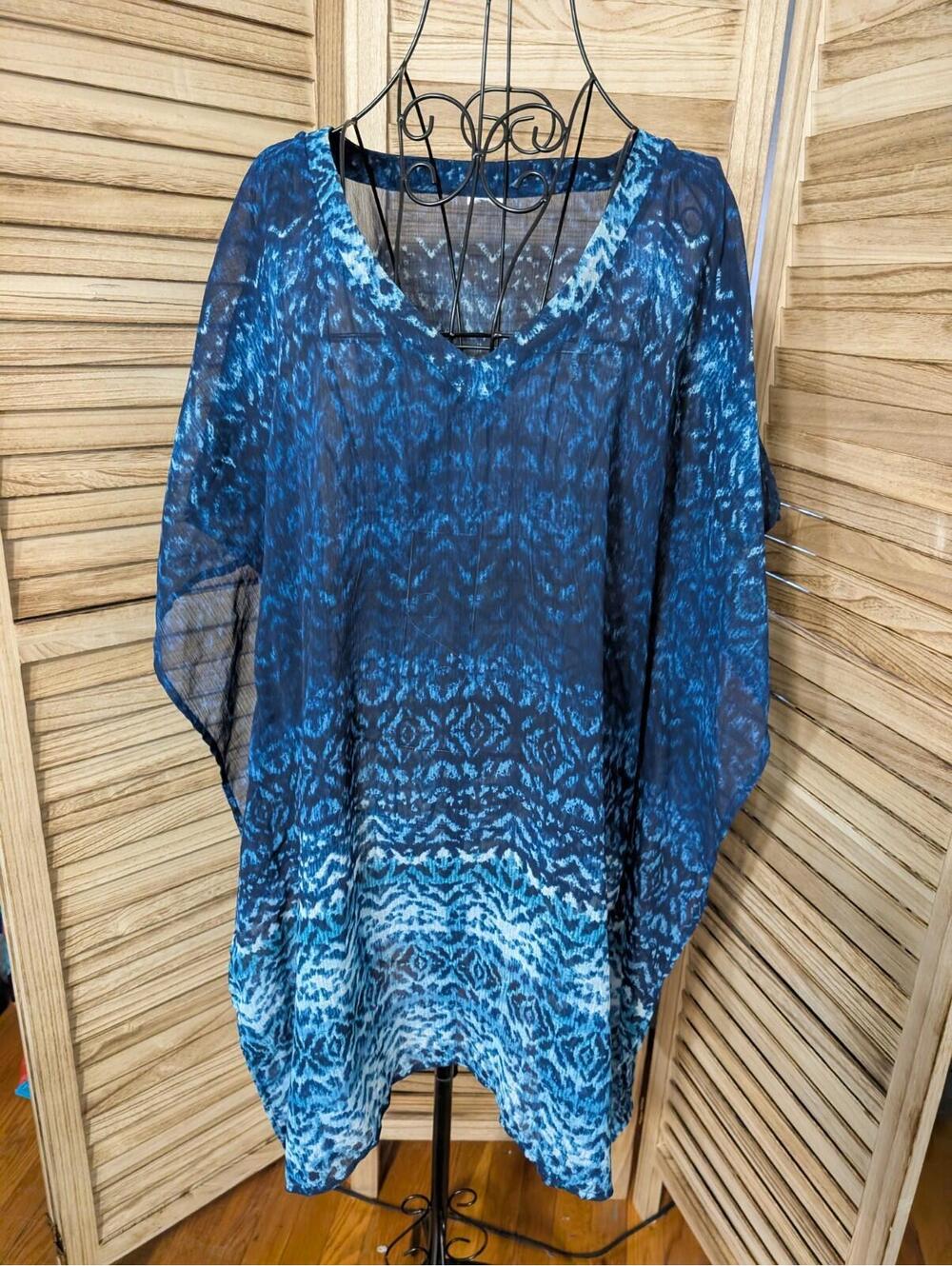 Merona Blue Ombre Cover Up One Size